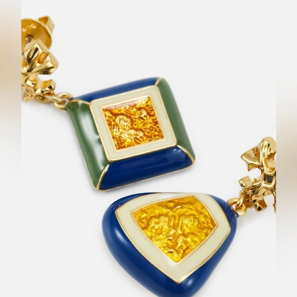 Tory Burch ROXANNE GEO DROP EARRING - Earrings 225$